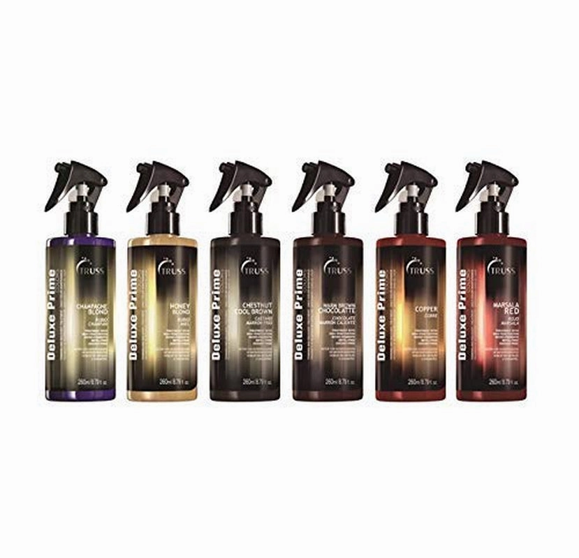 Deluxe Prime Champagne Blond Toner - Violet Purple Spray Treatment Neutralizes Warm, Brassy Yellow Tones on Blonde, Highlighted, Silver and Bleached Hair for the Perfect Platinum Effect.