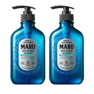 Deo Scalp Shampoo - Soothing Cool Shampoo Cleanser Designed to Remove Dirt & Odor at the Root - Refreshes & Hydrates Scalp, Prevents Flakes & Itchiness - Gift for Men - 13.5 oz / 400 ml (2 Pack)