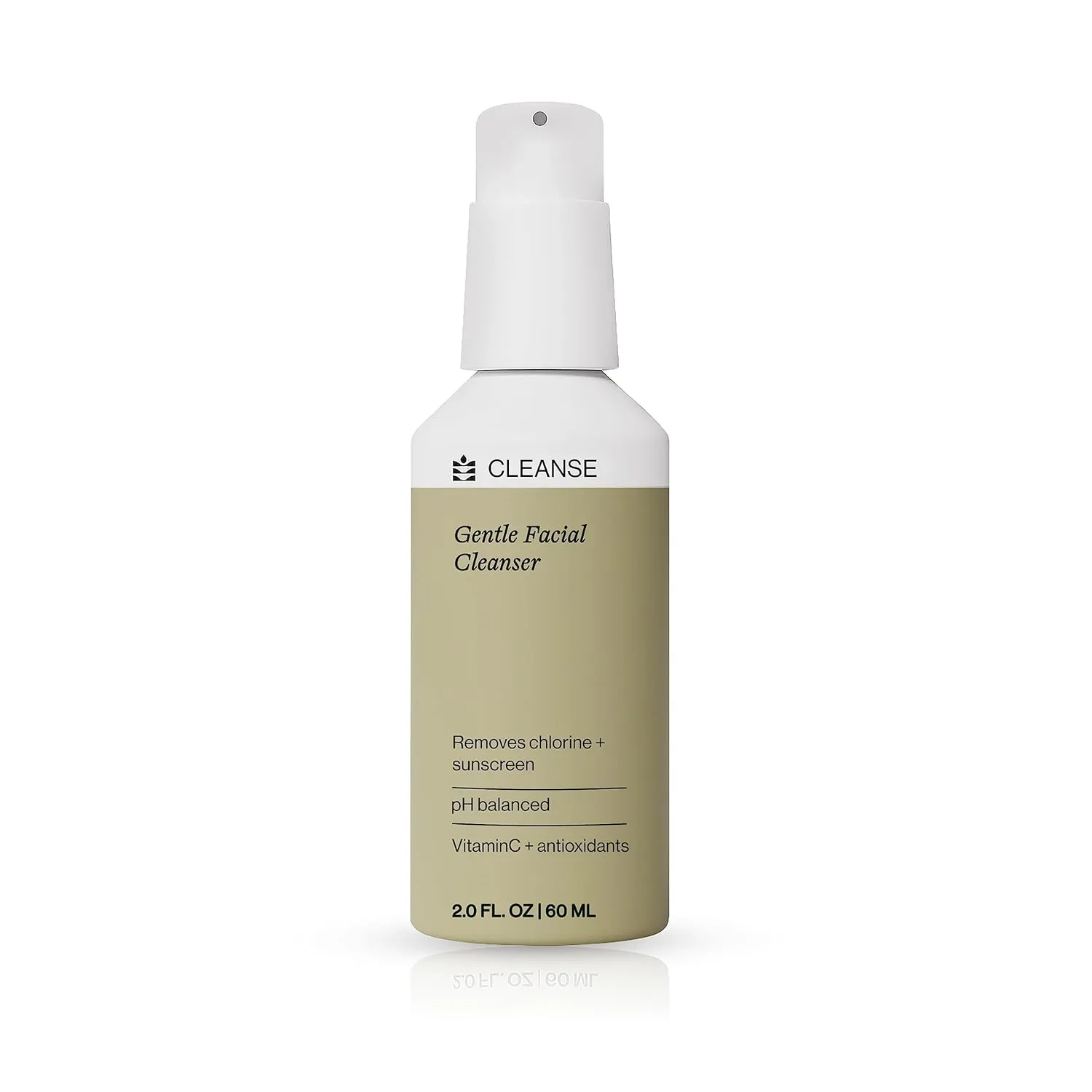Dermasport Gentle Facial Cleanser for Swimmers and Other Athletes Moisturizing Face Wash Fragrance & Paraben-Free with Natural Extracts & Exfoliation Complex Travel Size Face Wash 2 fl oz.
