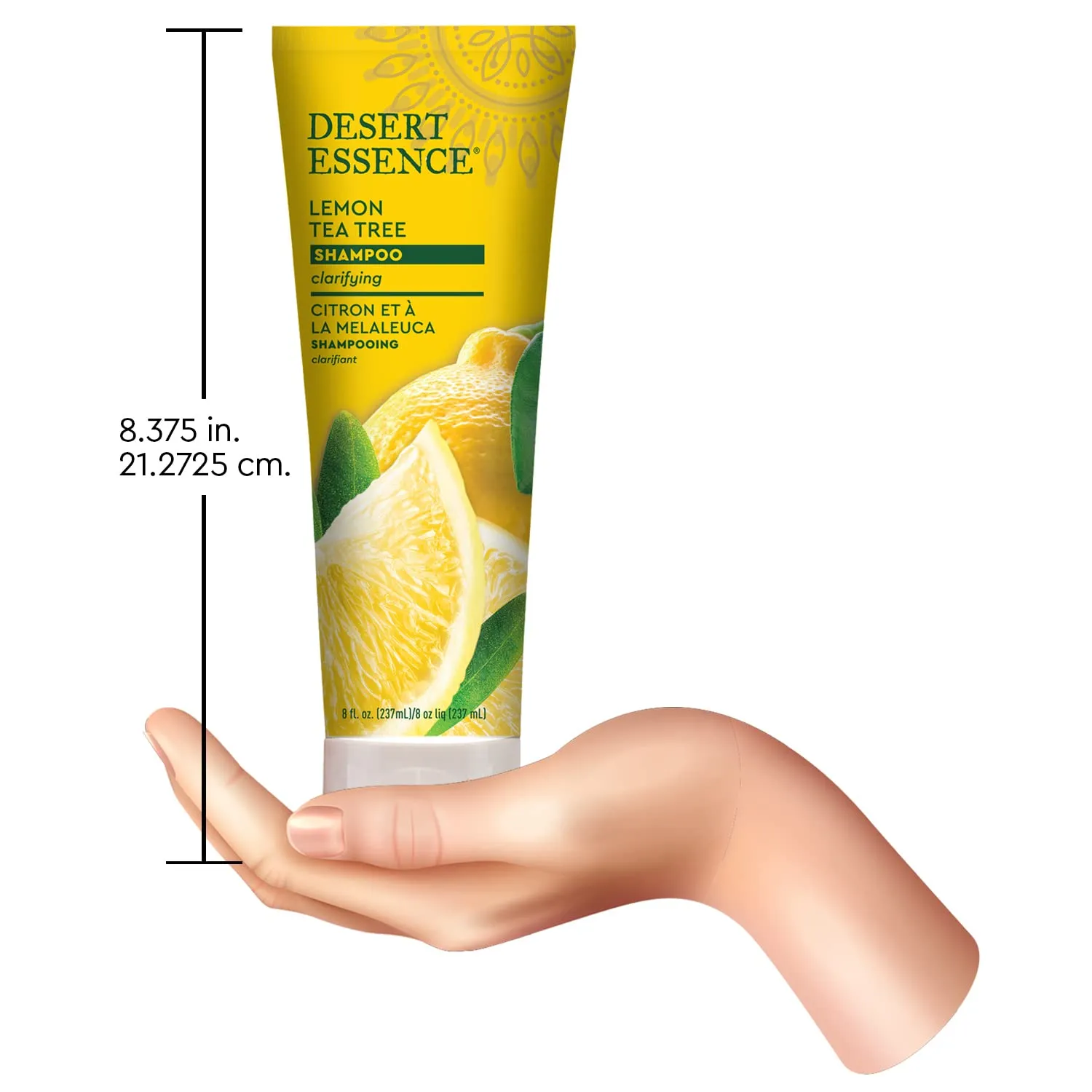 Desert Essence Lemon Tea Tree Shampoo - 8 Fl Oz - Pack Of 3