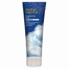Desert Essence Organic Fragrance Free Shampoo - 8 fl oz - 2 Pack - Pure, Unscented - w/Aloe Vera, Jojoba Oil, Pro-Vitamin B5 - Calms, Soothes Sensitive Scalp - Nourishing, Revitalizing - No Parabens