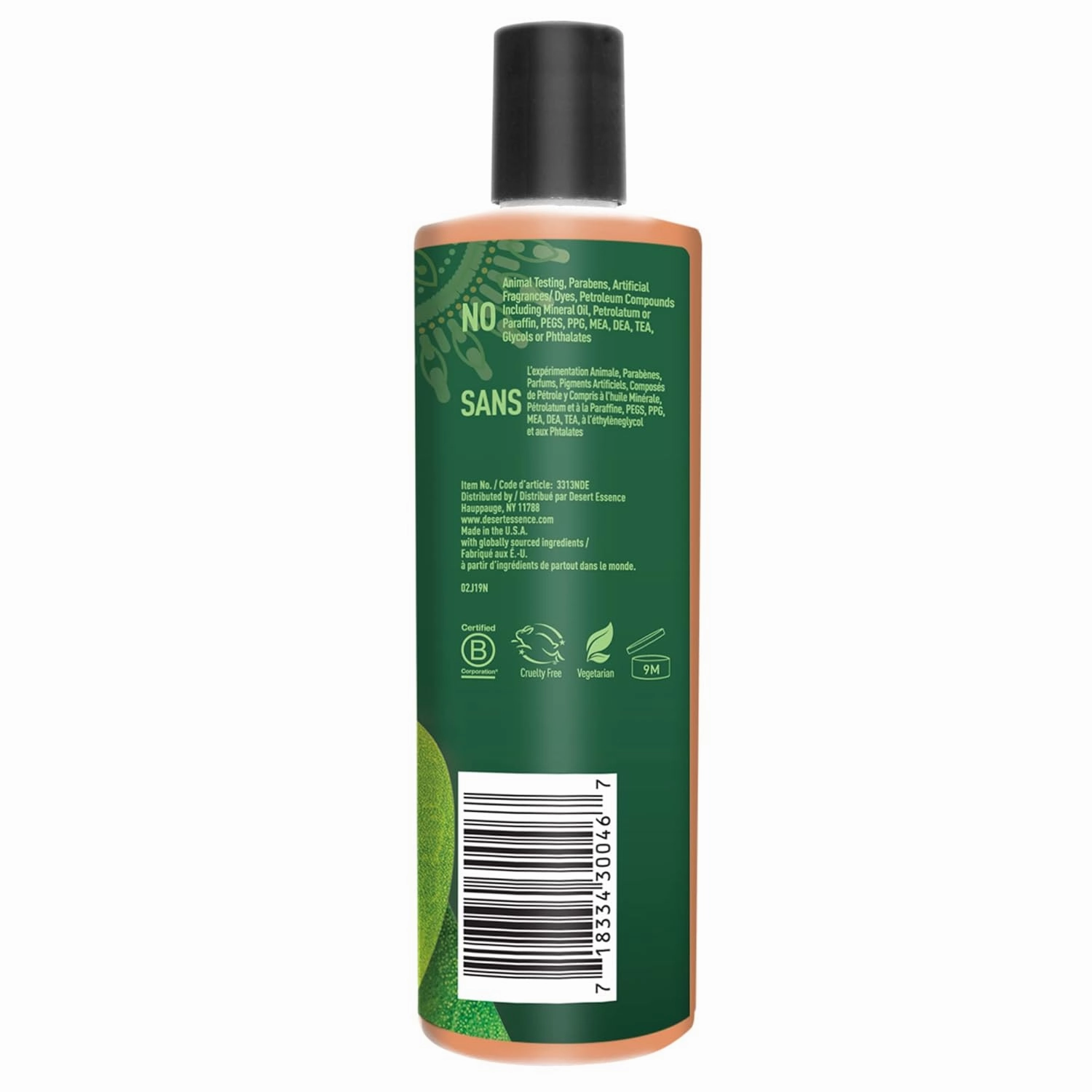 Desert Essence Tea Tree Replenishing Shampoo - 12.7 Fl Ounce - Pack of 2 - Therapeutic - Peppermint & Yucca - Restore & Nurture Hair - Reduce Flaking - All Skin Types