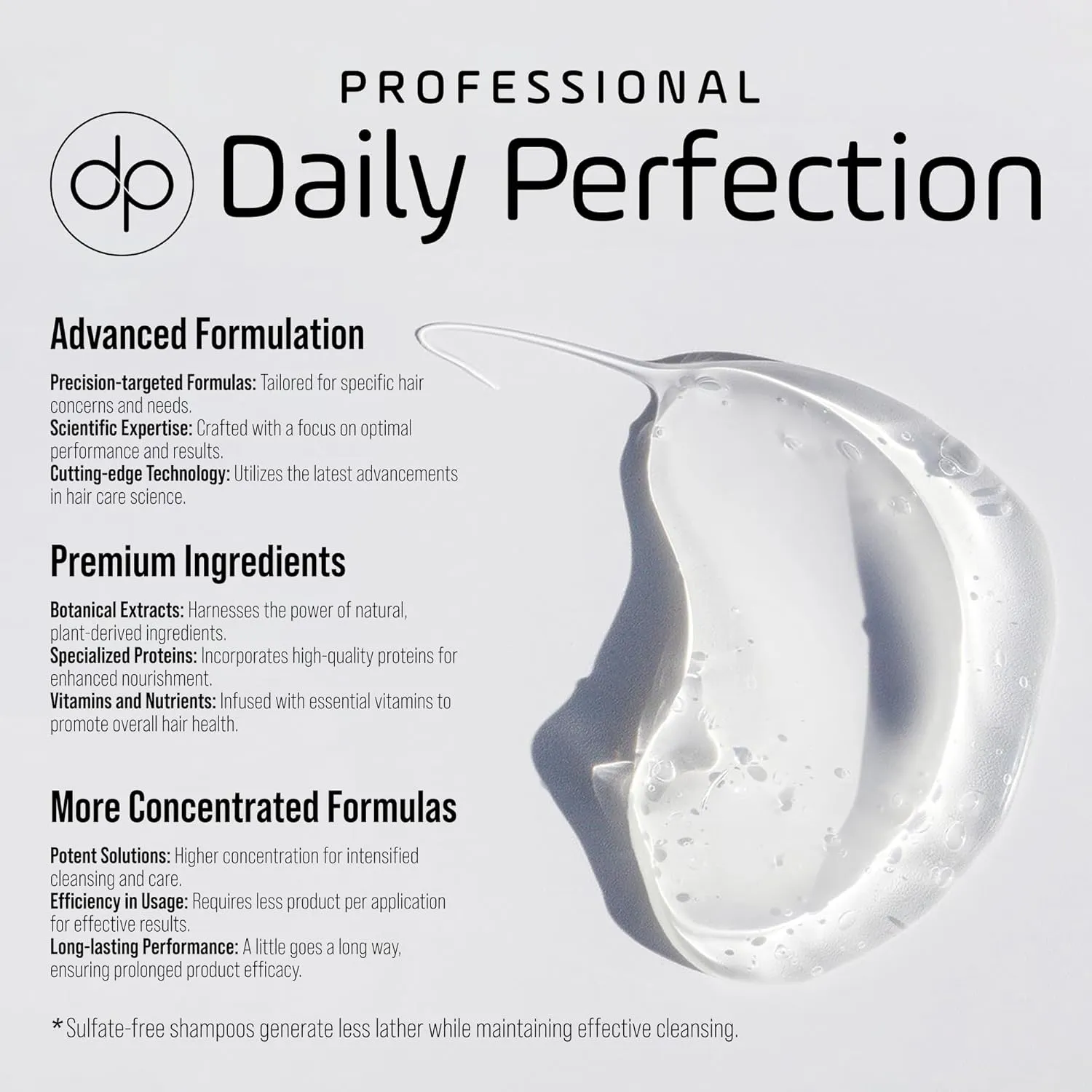 Detox Shampoo to Remove Build-Up, Oil, and Dirt. Salon-Grade Formula with Biotin and Keratin, Salt-Free, Sulfate-Free, and Paraben-Free for Clean, Refreshed Hair.