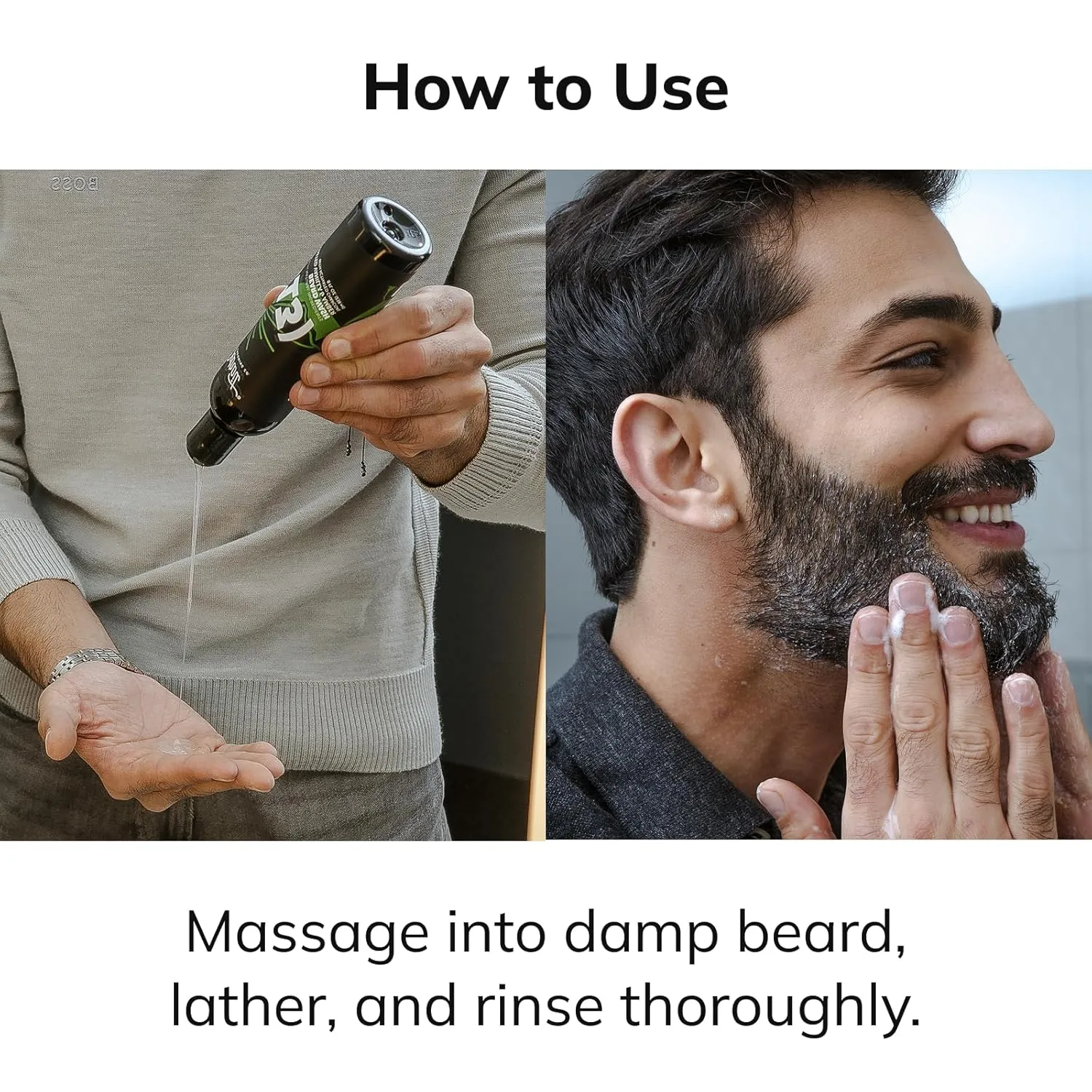 Detroit Grooming Co. Beard Wash – Deep Cleansing & Hydrating Beard Shampoo with Aloe Vera & Essential Oils - 8oz (Ironwood)