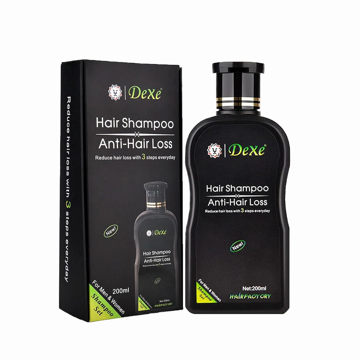 Dexe Hair Growth Shampoo, Shampoo for Thinning Hair and Hair Loss, Repair Damaged Scalp - For All Hair Types 6.76 FL OZ