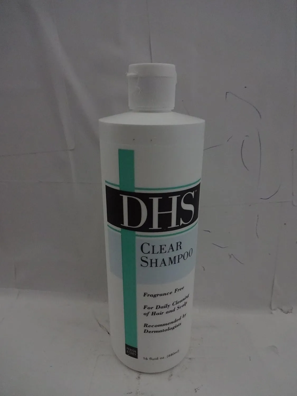 DHS Clear Shampoo for Daily Cleaning of Hair & Scalp 16 oz (Pack of 3)