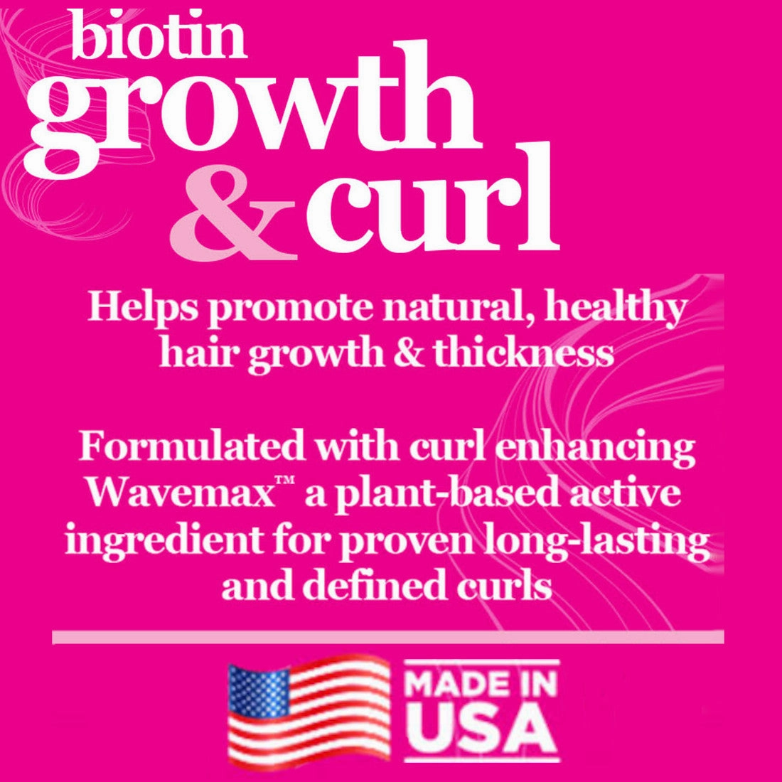 Difeel Growth and Curl Biotin Shampoo 12 oz.