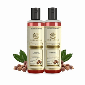 DJ Satritha Shampoo for Strong Hair | Herbal Shampoo for Controlling Hair Fall | Natural Shampoo for Repairing Damaged Hair| Suitable for All Hair Types |Pack of 2 | (210 * 2) (420 ml)
