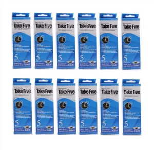 Dongsung Take 5 Hair Dye No.5 Matt Brown Covers Gray Hair in Just 5 Minutes Without Any Foul Odor! Designed to Improve Damaged Hair (Pack of 12)