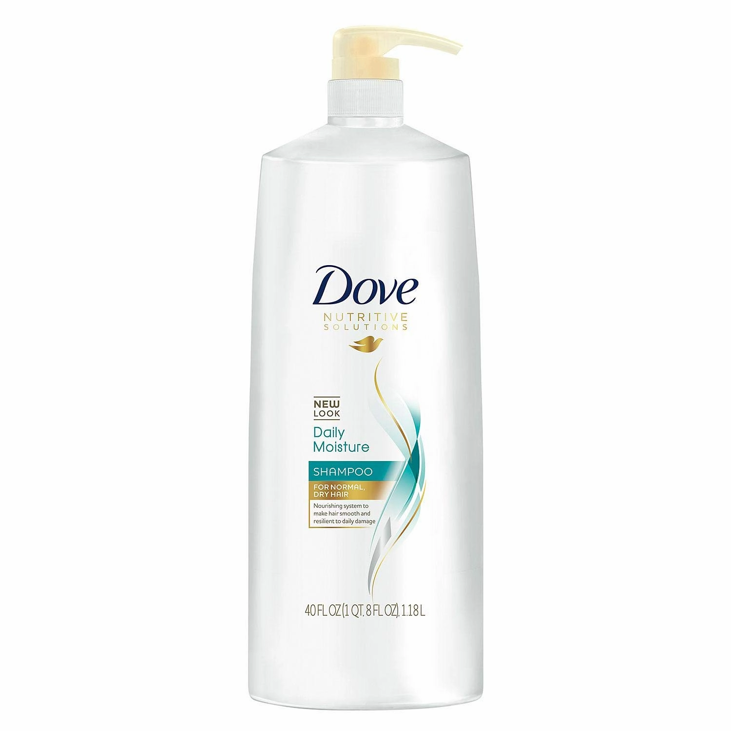 Dove Damage Therapy Daily Moisture Shampoo - 40 Ounce Pump (2 Pack)