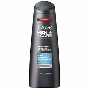 Dove Men Care 2 in 1 Shampoo and Conditioner, Anti Dandruff, 12 oz