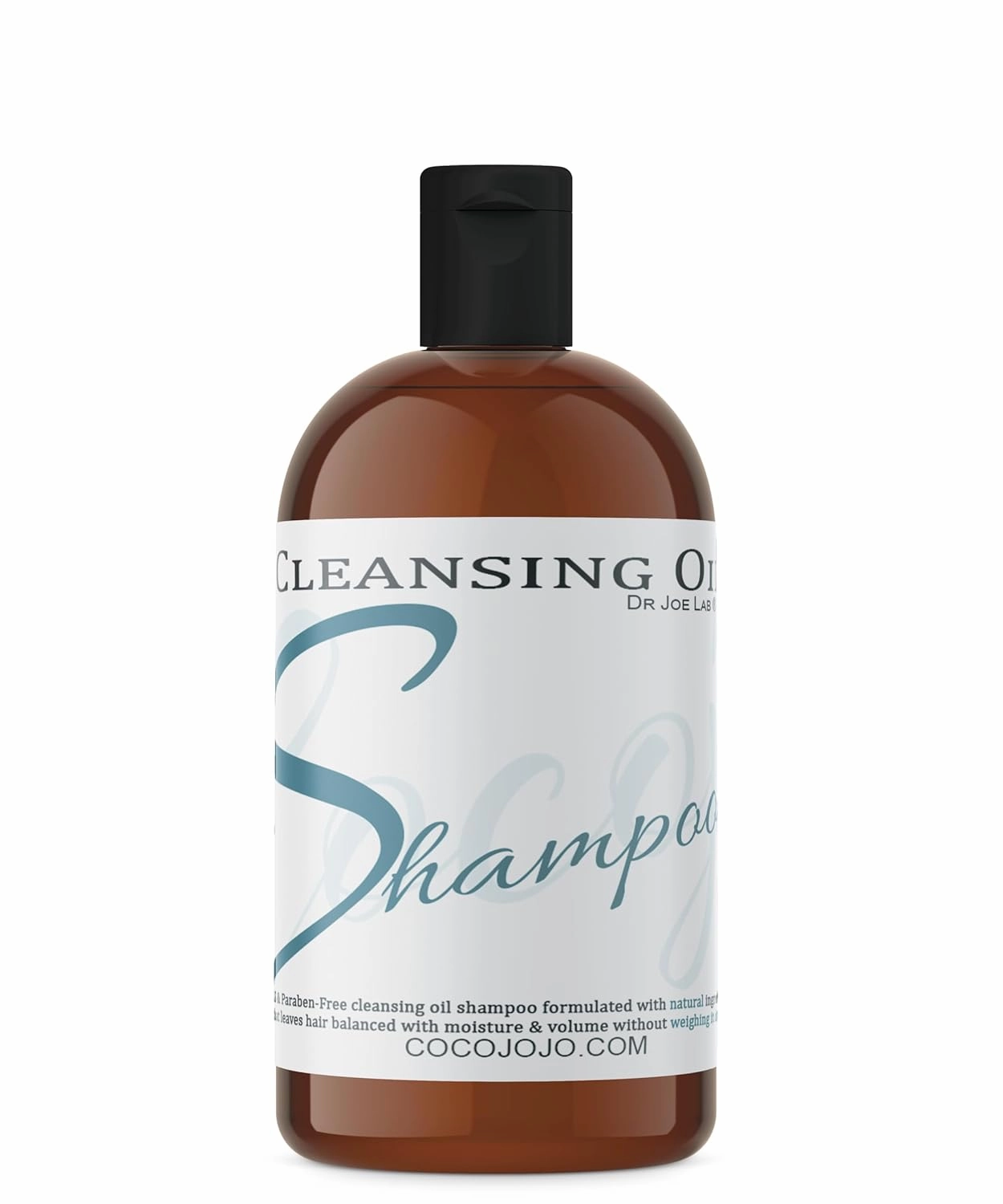 Dr Joe Lab Emu Oil Water-Free Cleansing Oil Shampoo - Nourishing - For Dry Dull hair - Vitamin E Oil - Soothing Intense Hydration Silkiness & Shine - 16 oz