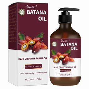 Dr. Sebi Batana Oil Shampoo for Hair Growth, 10.1 Oz Natural Hair Loss Shampoo for Thinning & Repairs Damaged Hair for All Hair Types Daily Hair Care Growth Enhancing Formula (Pack of 1)
