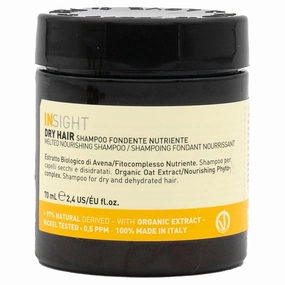 Dry Hair Melted Shampoo with Oat Extract & Nourishing Phyto‑Complex for Deep Hydration & Elasticity, 2.37 Fl. Oz. / 70 mL