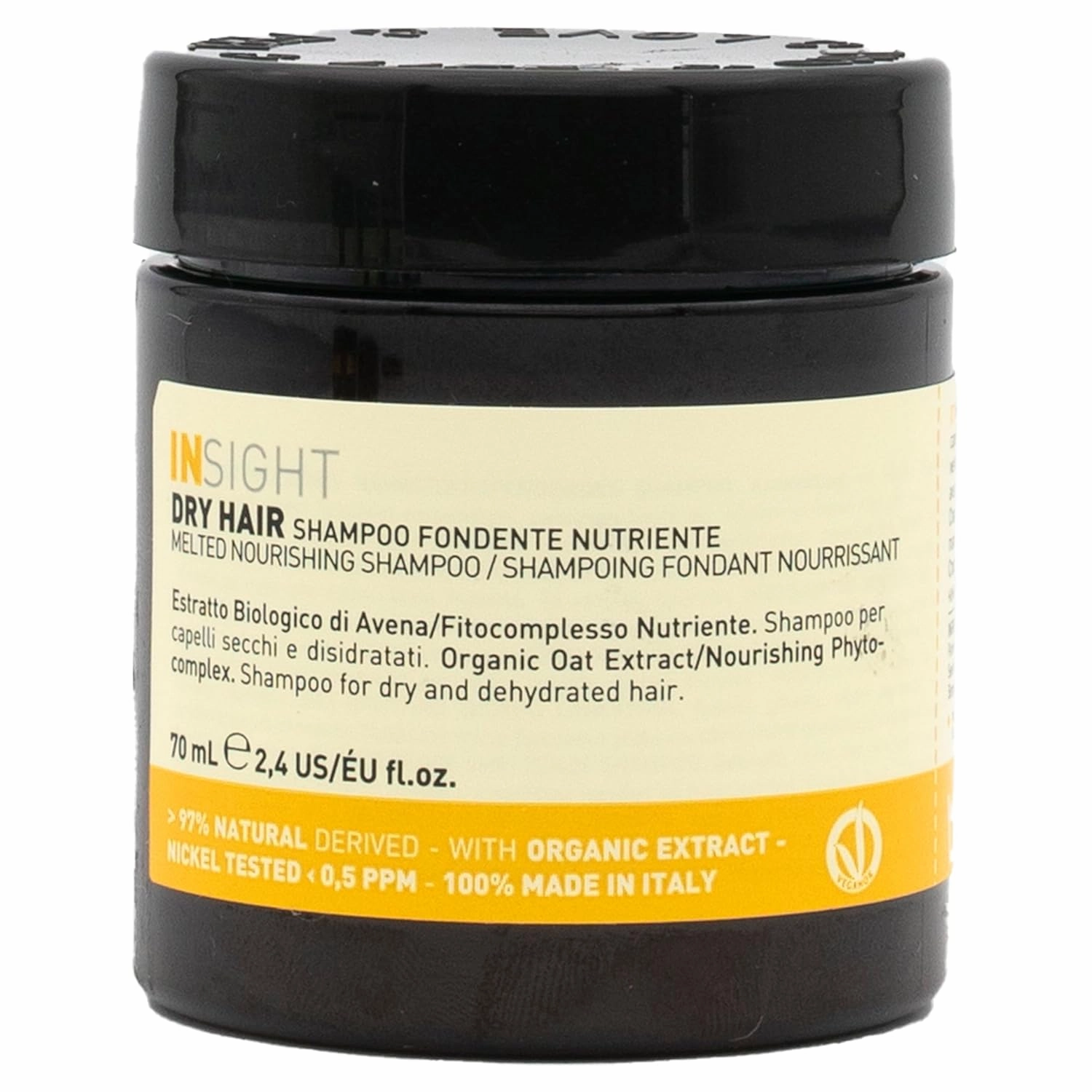 Dry Hair Melted Shampoo with Oat Extract & Nourishing Phyto‑Complex for Deep Hydration & Elasticity, 2.37 Fl. Oz. / 70 mL