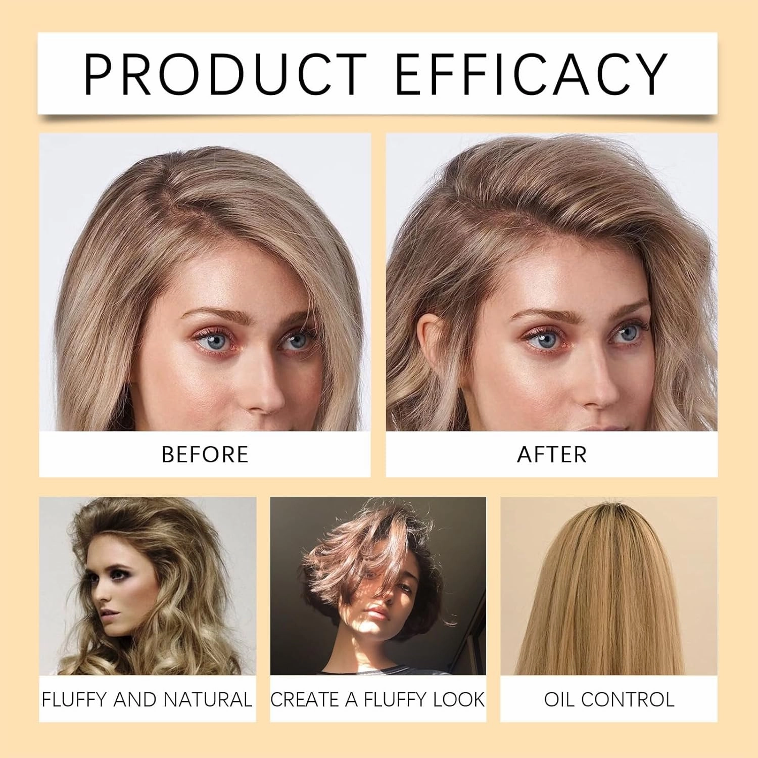 Dry Shampoo Spray, Instantly Fresh Volumizing Formula, Natural Dry Shampoo for Dark Hair with Added Lift (1PCS)
