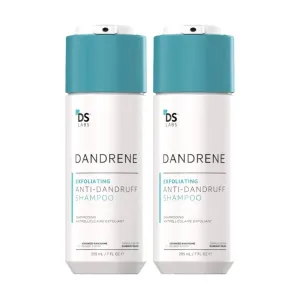 DS Labs Dandrene Dandruff Shampoo - for Flaky, Itchy Scalp, Exfoliating Shampoo for Dry Scalp, Seborrheic Dermatitis & Scalp Psoriasis, Color-Safe, Sulfate-Free, 205mL (2 Pack)