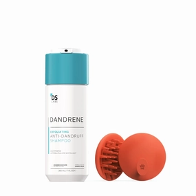 DS Labs Anti-Dandruff Kit, Dandrene Shampoo and Scalp Brush