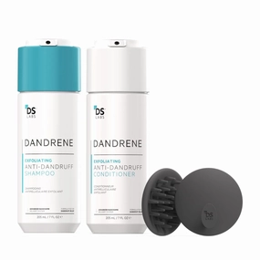DS Labs Dandrene Anti Dandruff Shampoo & Conditioner and Revitalizing Scalp Brush