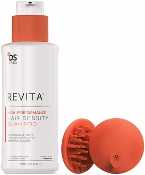 DS Labs Revita Shampoo 925mL & Scalp Massager– High-Performance Hair Density Shampoo, Volumizing & Thickening, Fuller, Healthier-Looking Hair, Sulfate & Silicone Free, For Men & Women