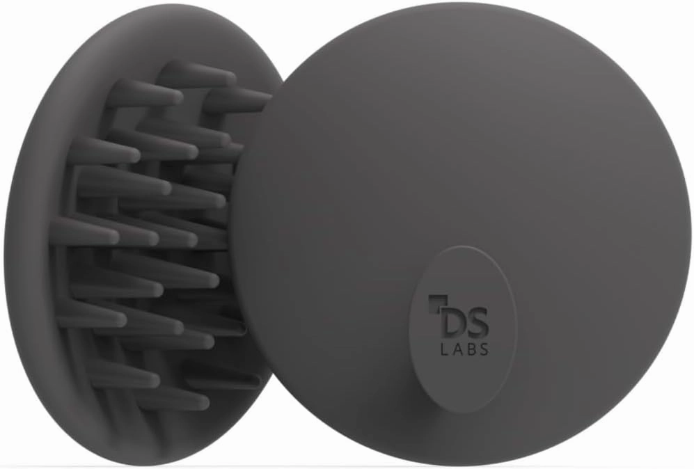 DS Labs Revitalizing Scalp Brush - Silicone Shampoo Brush, Scalp Massager & Exfoliator, Gently Lifts Build-Up, Promotes a Cleaner Scalp, for All Hair Types, Ergonomic, Water-Resistant Design