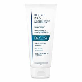 Ducray Kertyol P.S.O. Shampoo, Scalp Prone to Psoriasis, Micronized Sulfur, Salicylic Acid, Soothes Red, Irritated Scalp, 6.7 oz.