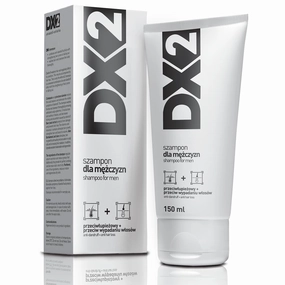 DX2 - Anti-Dandruff   Anti Hair-Loss Shampoo for Men - Double-Action Formula, Eliminates Dandruff and Hair Loss, Everyday Use - 150ml