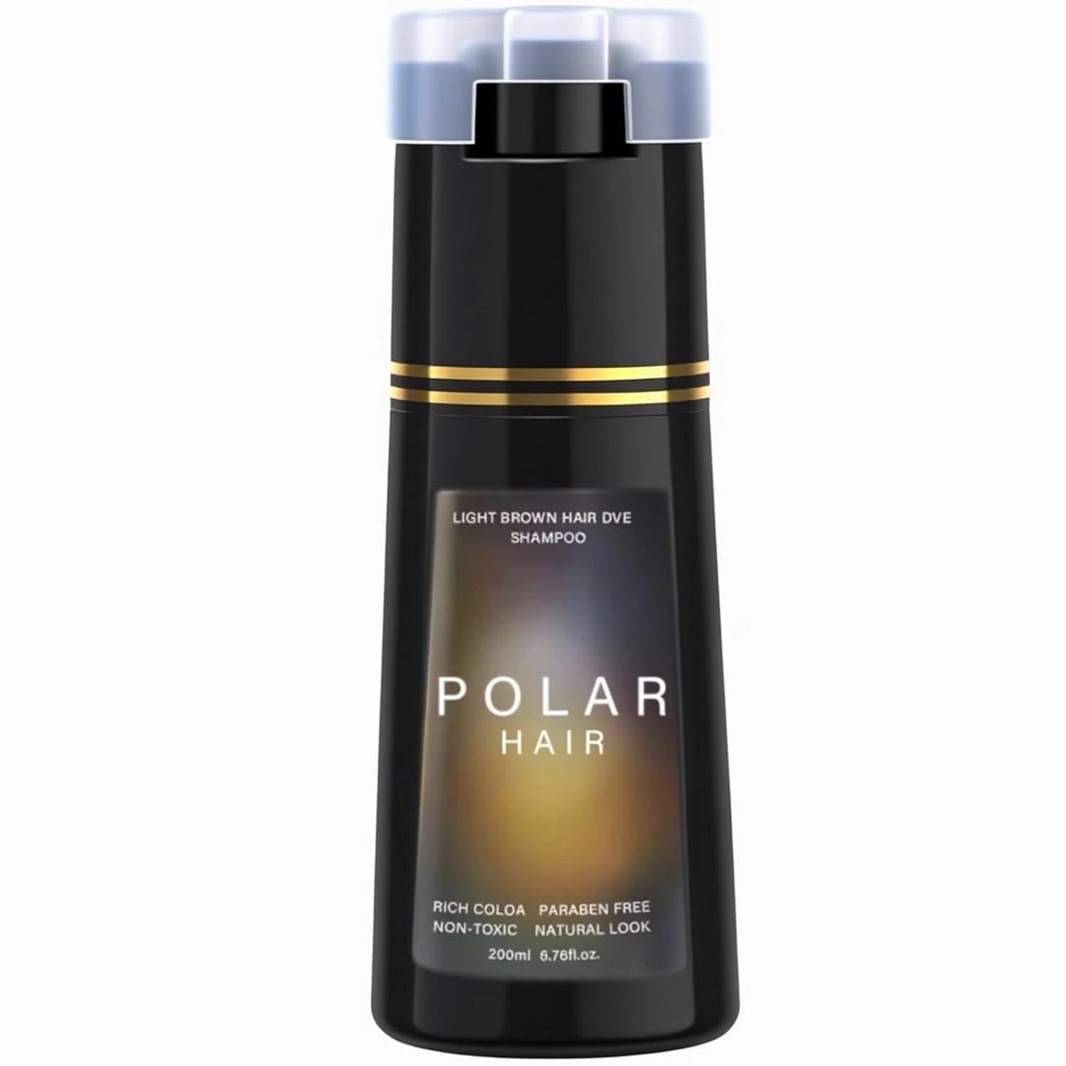 Dye Shampoo, Haircare Instant Dye Shampoo for Women & Men (Light Brown)