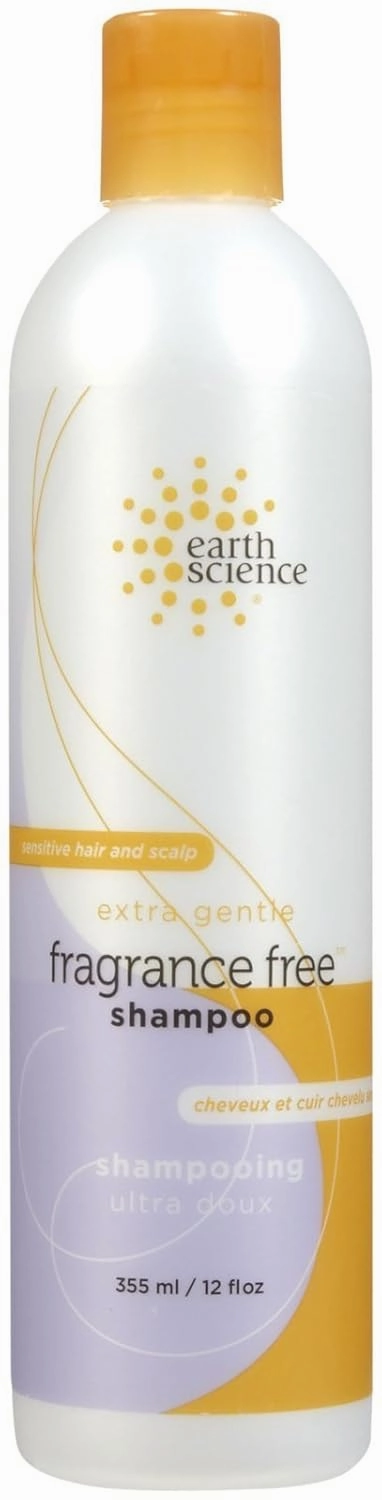 Earth Science Shampoo for Sensitive Hair & Scalp - Fragrance Free - 12 oz