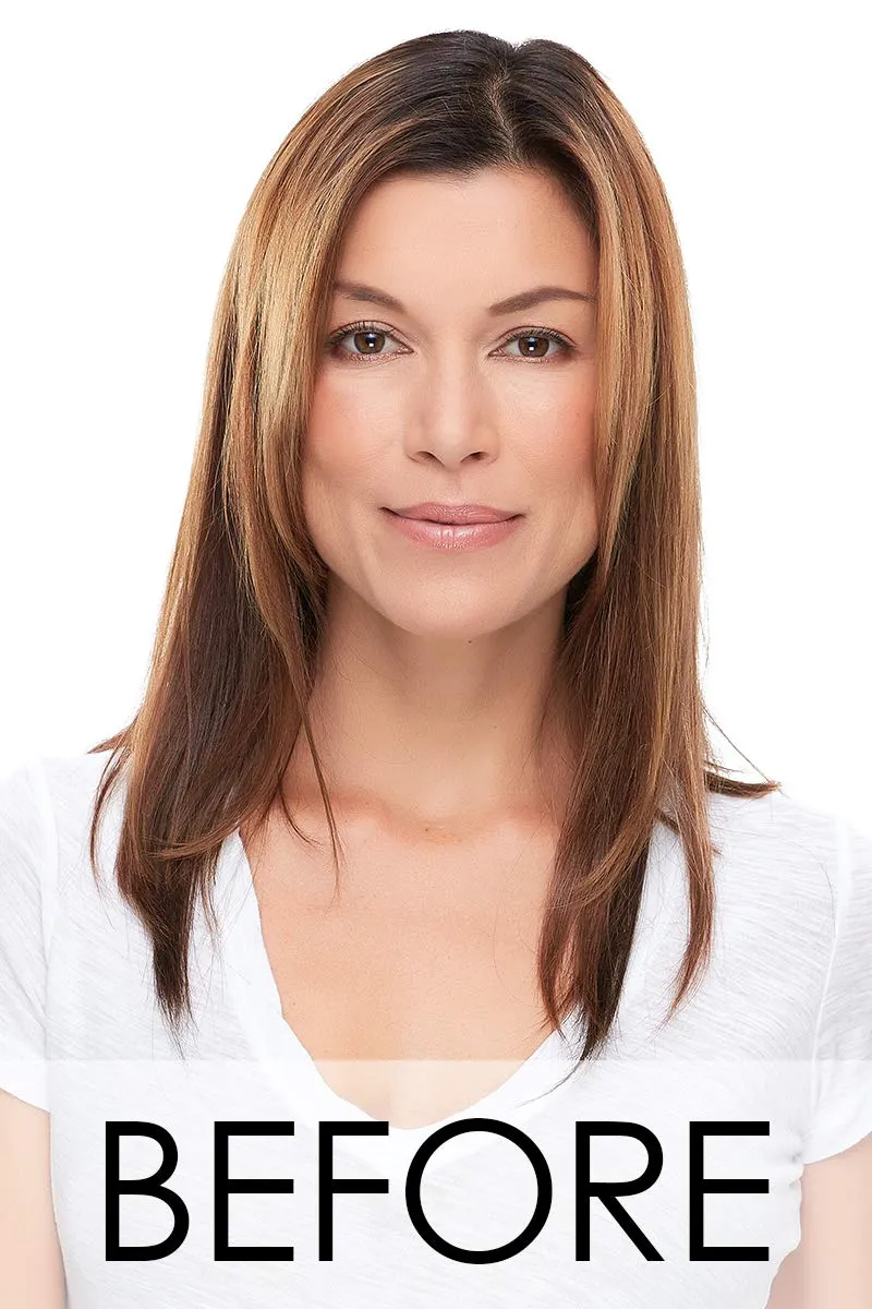 Easipart HD 18" Synthetic Clip-in Topper by Jon Renau, Wide Tooth Comb, Mara Ray 4oz Luxury Shampoo, 19 Page Belle of Hope Wig Care Booklet, Bundle 4pc (12/30BT)