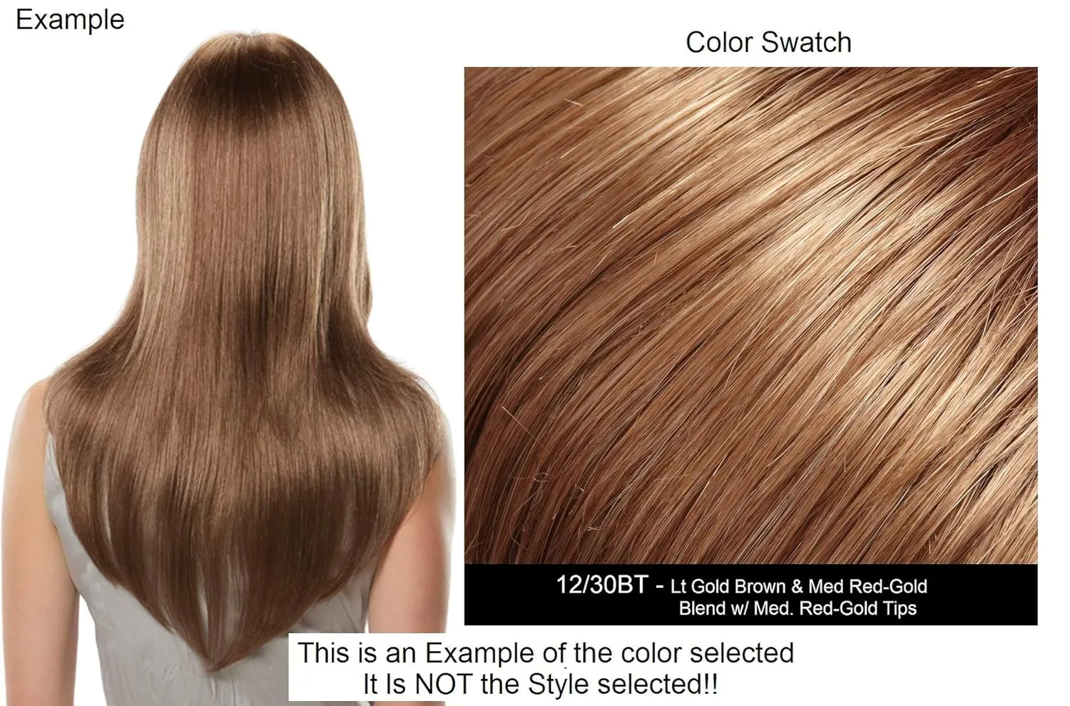 Easipart HD 18" Synthetic Clip-in Topper by Jon Renau, Wide Tooth Comb, Mara Ray 4oz Luxury Shampoo, 19 Page Belle of Hope Wig Care Booklet, Bundle 4pc (12/30BT)