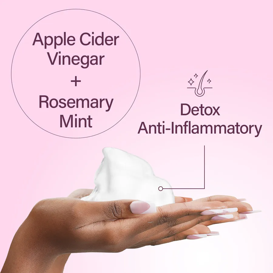 Ebin Braid Formula Dr. Feel Cool No-Rinse Cleansing Foam (Apple Cider Vinegar Rosemary Mint)