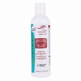 Ecrinal Flaky Scalp Shampoo 220ml – Eliminates Loose Dandruff - with Piroctone Olamine & D-Panthenol – Sulfate & Paraben Free, Gentle on Sensitive Scalps