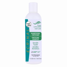 Ecrinal Sulfate-Free Fortifying Shampoo with ANP2  for Strong, Shiny Hair – Restores Volume, Suppleness, and Resistance to Dull, Weak, and Tired Hair – Ideal for All Hair Types and Hair Loss