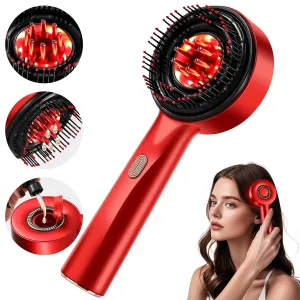 Electric Hair Brushes Upgrade Hair Oil Applicator，IPX7 Waterproof Head Massager Scalp Shiatsu Cordless Hair Scalp Massager