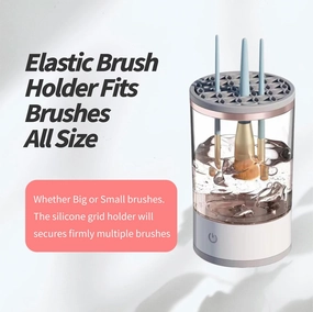 Electric Makeup Brush Cleaner Washer, Makeup Brush Cleaner Machine, Beauty Blender Cleaners for Makeup Brush All Size, Great Gift for Makeup Artist, Wife or Girlfriend