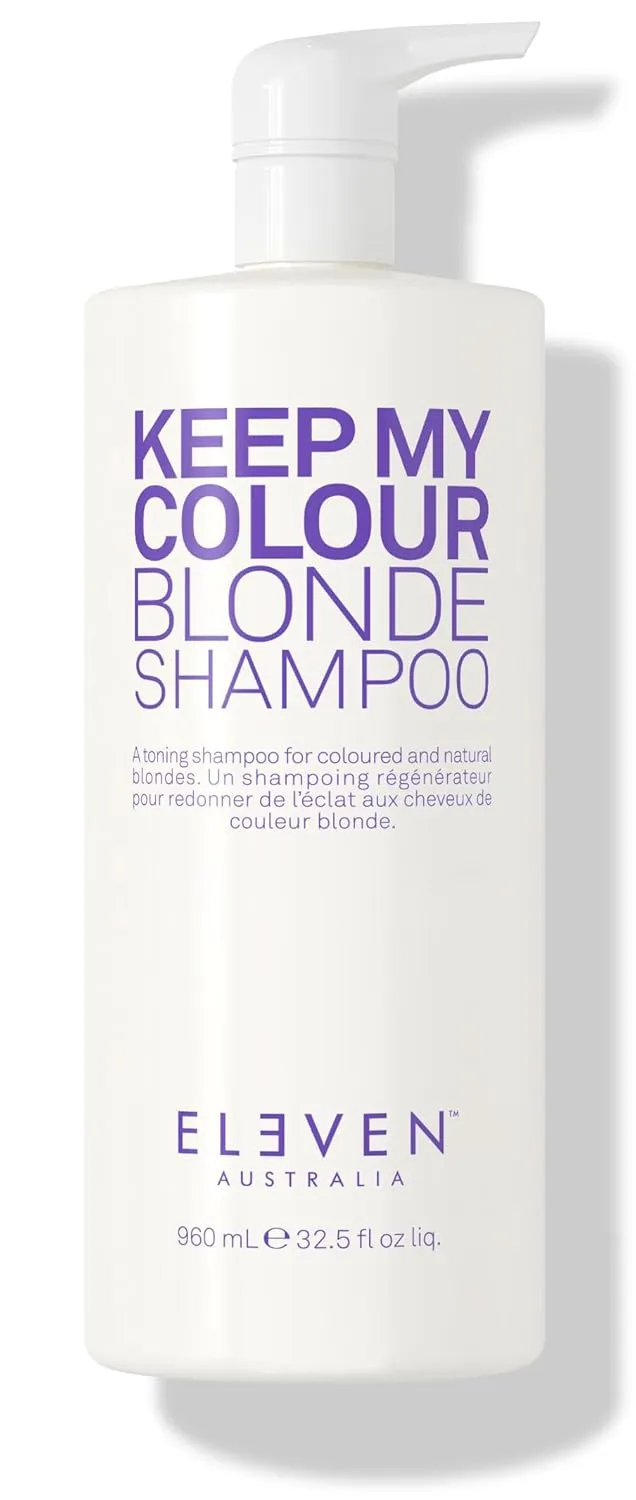 ELEVEN AUSTRALIA Keep My Colour Blonde Shampoo - Sulfate-Free Shampoo for Blonde Hair, Protects Color & Neutralizes Brassiness, Restores Shine & Softness to Blonde Hair