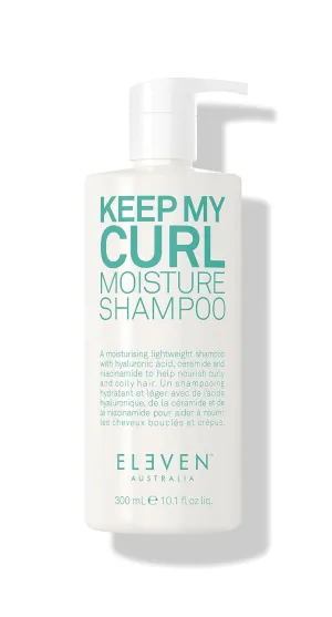 ELEVEN AUSTRALIA Keep My Curl Moisture Shampoo Hydrating, For Curly and Wavy Hair, Enhances Curl Definition, Reduces Frizz, and Adds Shine, Sulfate-Free, Gentle Cleansing Formula