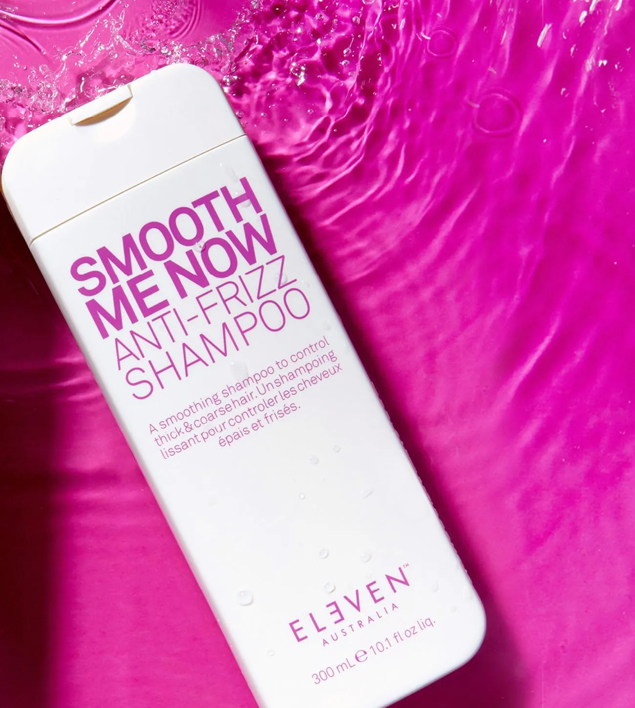 ELEVEN AUSTRALIA Smooth Me Now Anti-Frizz Shampoo for Frizz Control, Silky Smooth Hair, Moisturizes & Protects, Enhances Smoothness, Sulfate-Free