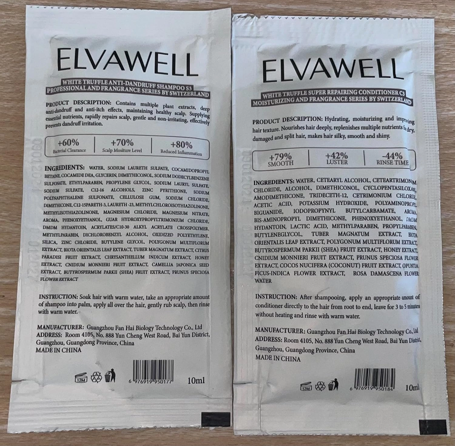 Elvawell White Truffle Anti-Dandruff Shampoo and Conditioner Set (1000 ml), Purple