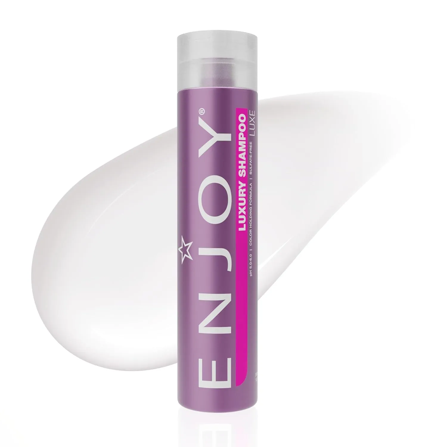 Enjoy Luxury Shampoo - Eliminates Frizz Cleansing Moisturizing Smoothing - Sulfate Free For Thick Coarse or Curly Hair (10.1 Fl Oz)