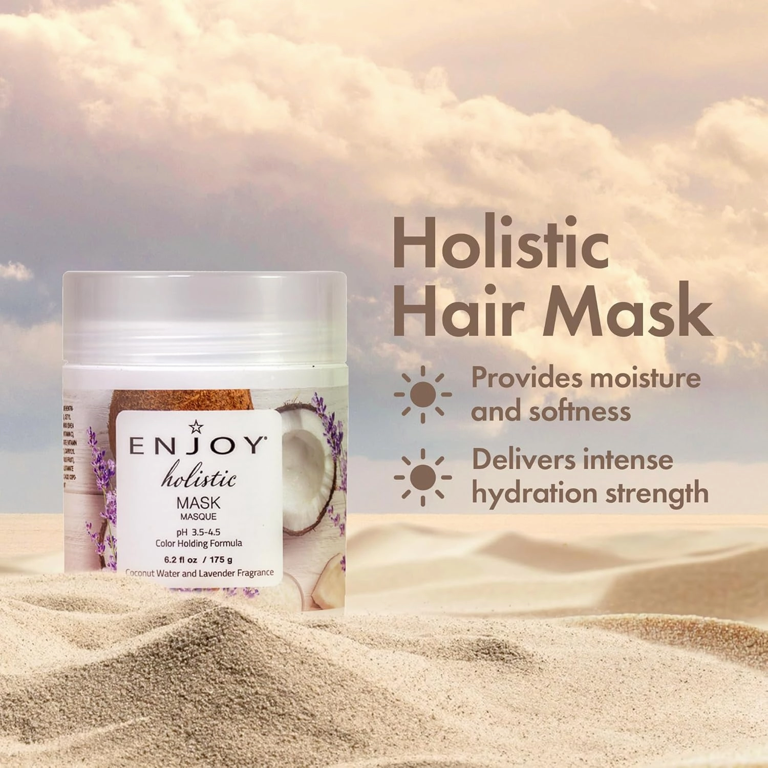 Enjoy Hair Care Conditioner, Holistic Hair Mask for Damaged Hair - 6.2 Fluid Ounces