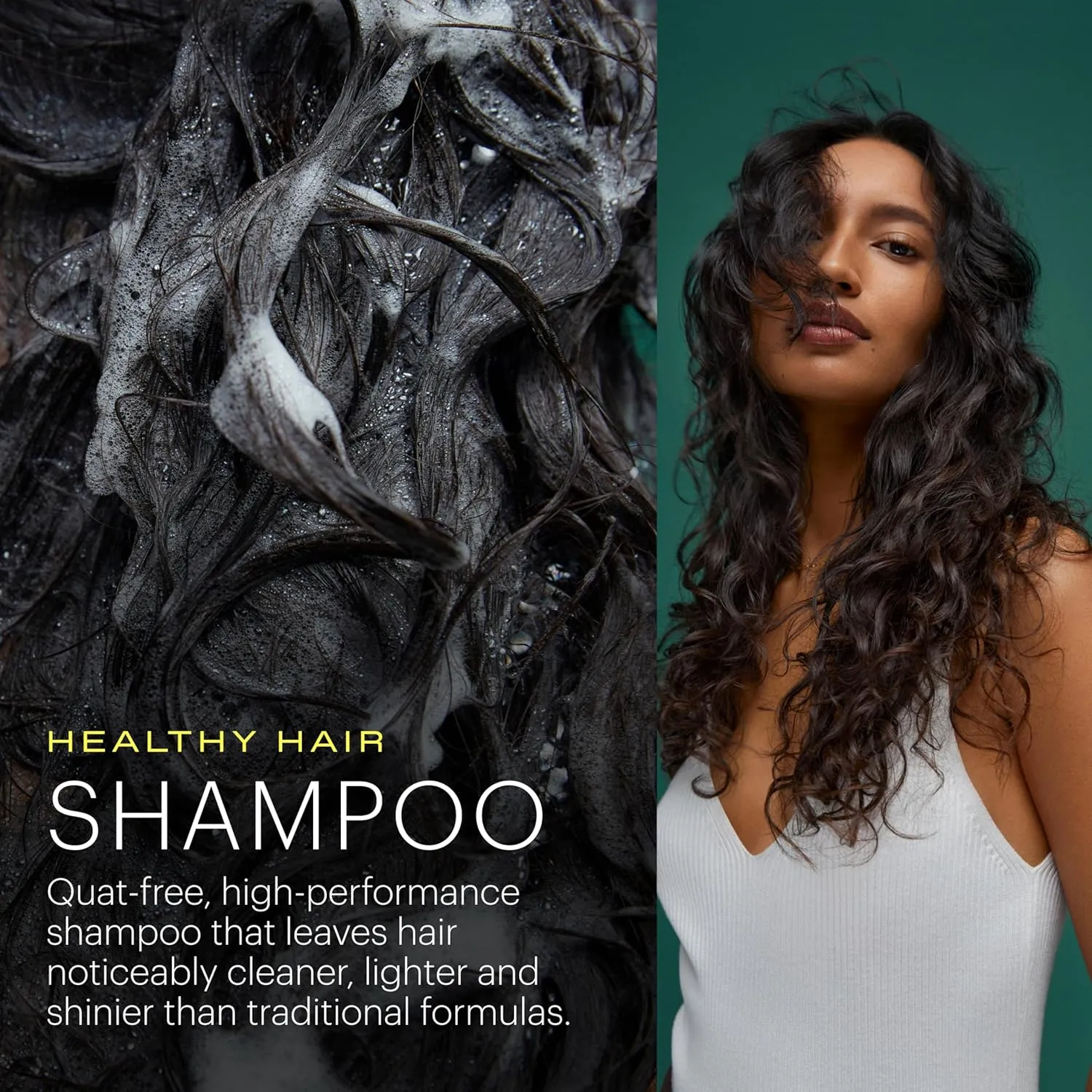 epres Healthy Hair Shampoo, Bond Repair for Stronger Shinier Hair, Cleaner Thinner Quat-Free Formula Backed By Science, Lightweight Non Stripping, Scalp Hydration while Damage Repairing