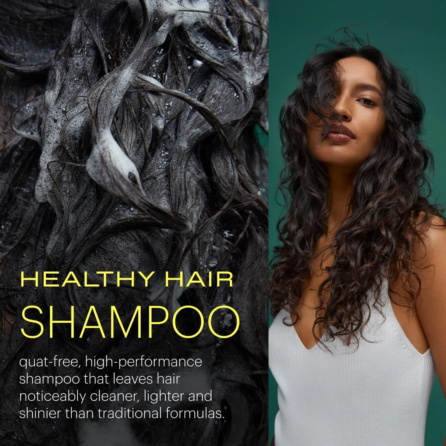 epres Healthy Hair Shampoo, Bond Repair for Stronger Shinier Hair, Cleaner Thinner Quat-Free Formula Backed By Science, Lightweight Non Stripping, Scalp Hydration while Damage Repairing