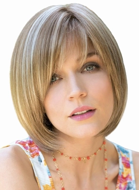 ERIKA Double Mono Synthetic Wig by Amore, 5PC Bundle: Wig, 4oz Mara Ray Enriched Shampoo, Conditioner, Wide Tooth Comb, and 19 Page Belle of Hope Guide (Coffee Latte)