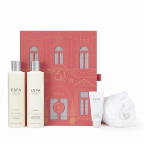 ESPA | Haircare Collection | Includes Shampoo, Conditioner, Scalp Mud & Hair Wrap