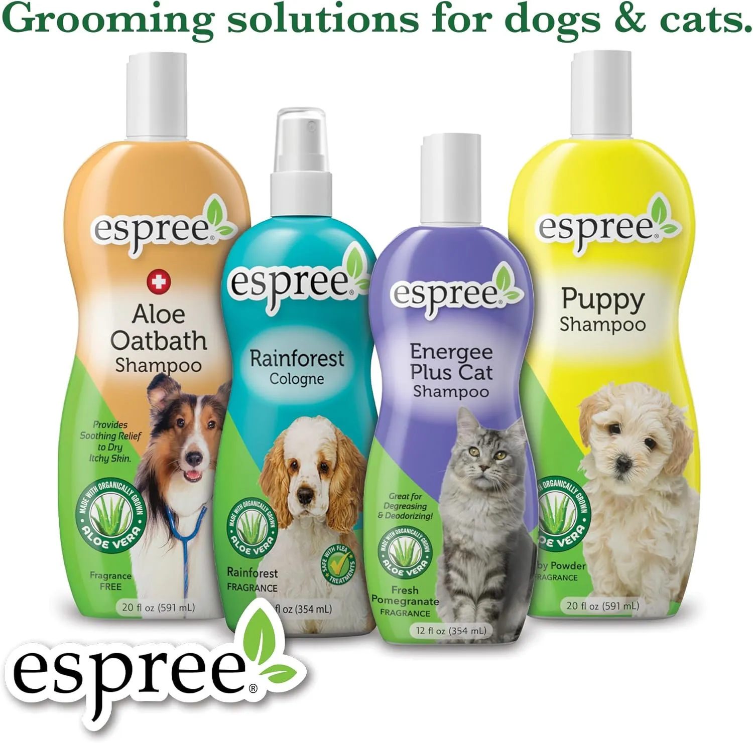 Espree Simple Shed Shampoo, Bathing System, 1 Gallon