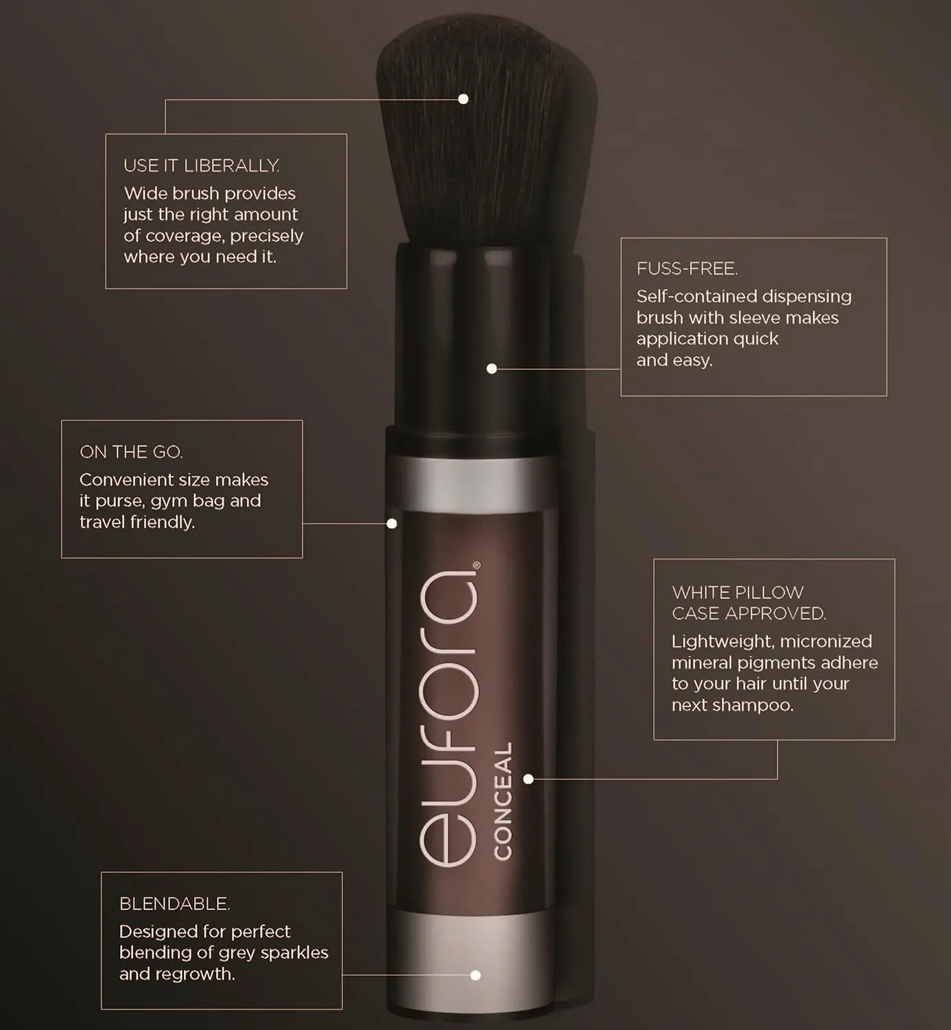 Eufora Conceal Brown Root Touch Up .21oz