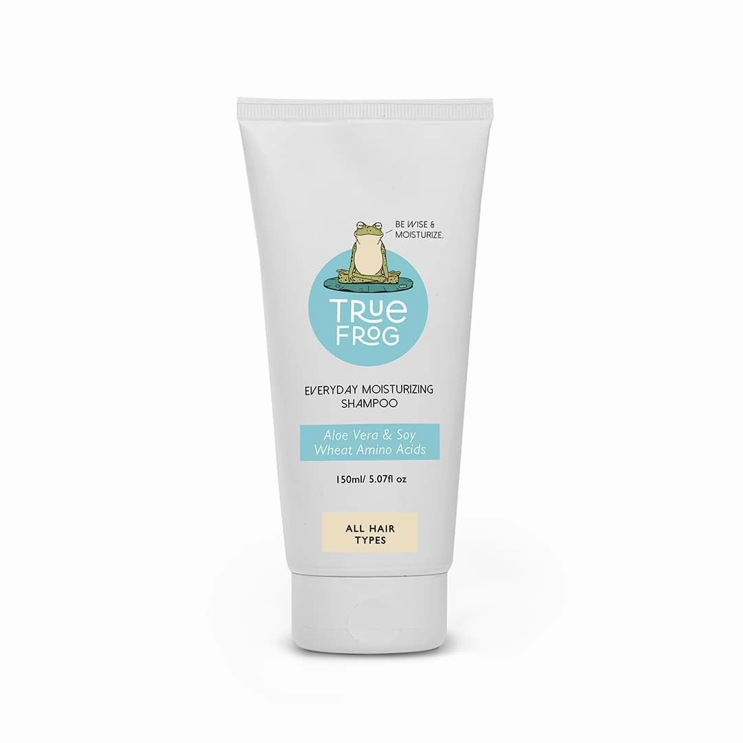 Everyday Moisturizing Shampoo To Repair Damaged hair and Reduce Frizz, Deeply Moisturizes With Aloe-Vera Extract For All Hair Types, SLS free, Paraben-free & Silicone-free - 150 ml