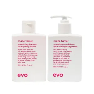 EVO Mane Tamer Shampoo & Conditioner - Strengthens & Softens Hair - Reduces Frizz & Improves Shine - 10.1 Fl Oz